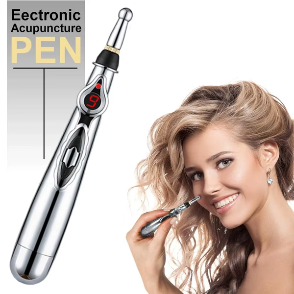 Electronic Acupuncture Point Massage Pen Multi-Function Meridian Press Energy Therapy Power Pen Pain Relief Tool