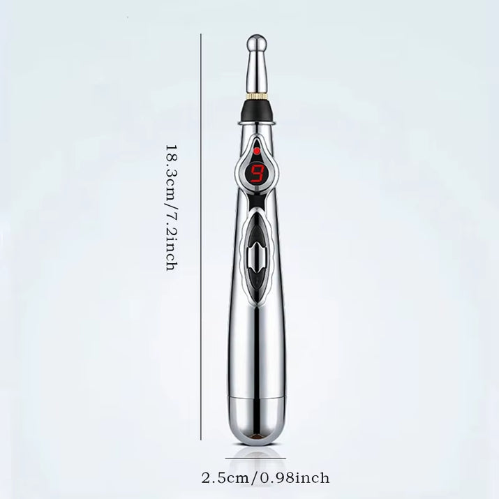 Electronic Acupuncture Point Massage Pen Multi-Function Meridian Press Energy Therapy Power Pen Pain Relief Tool