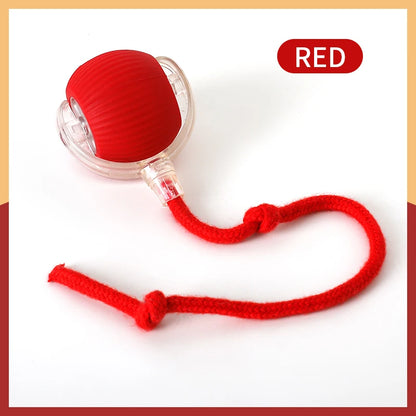 New Electric Cat Ball Toys Automatic Rolling Ball with Teaser Bird Cat Toys Pet Interactive Smart Sensor Rechargeable Cat Toys